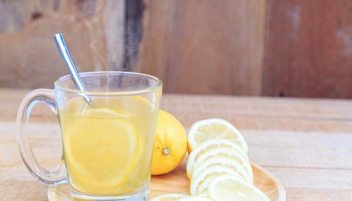warm lemon water